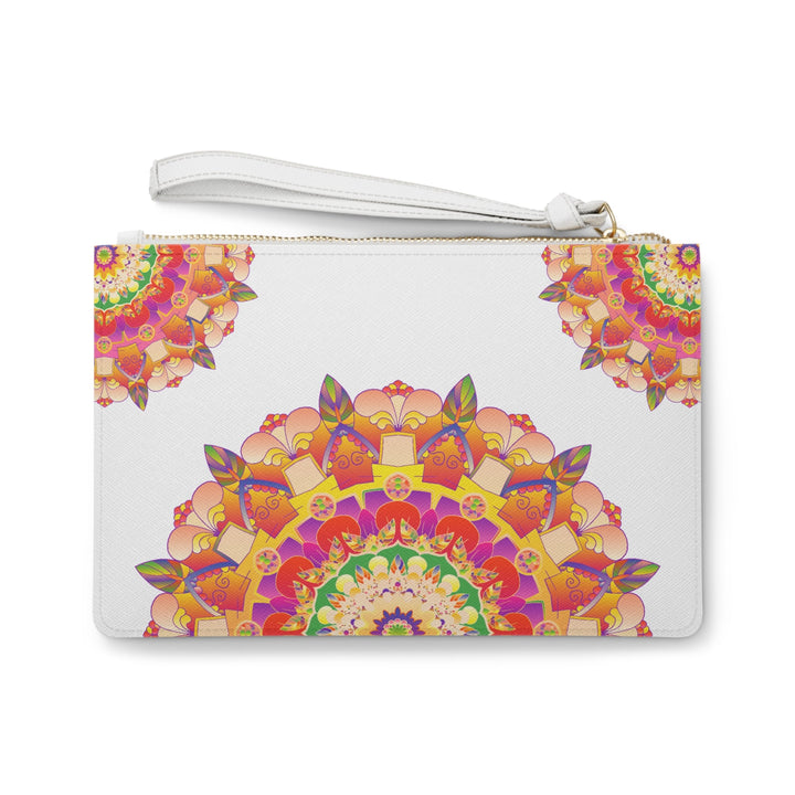 Mandala Clutch Bag: Hand Drawn Art Bags - Blululi