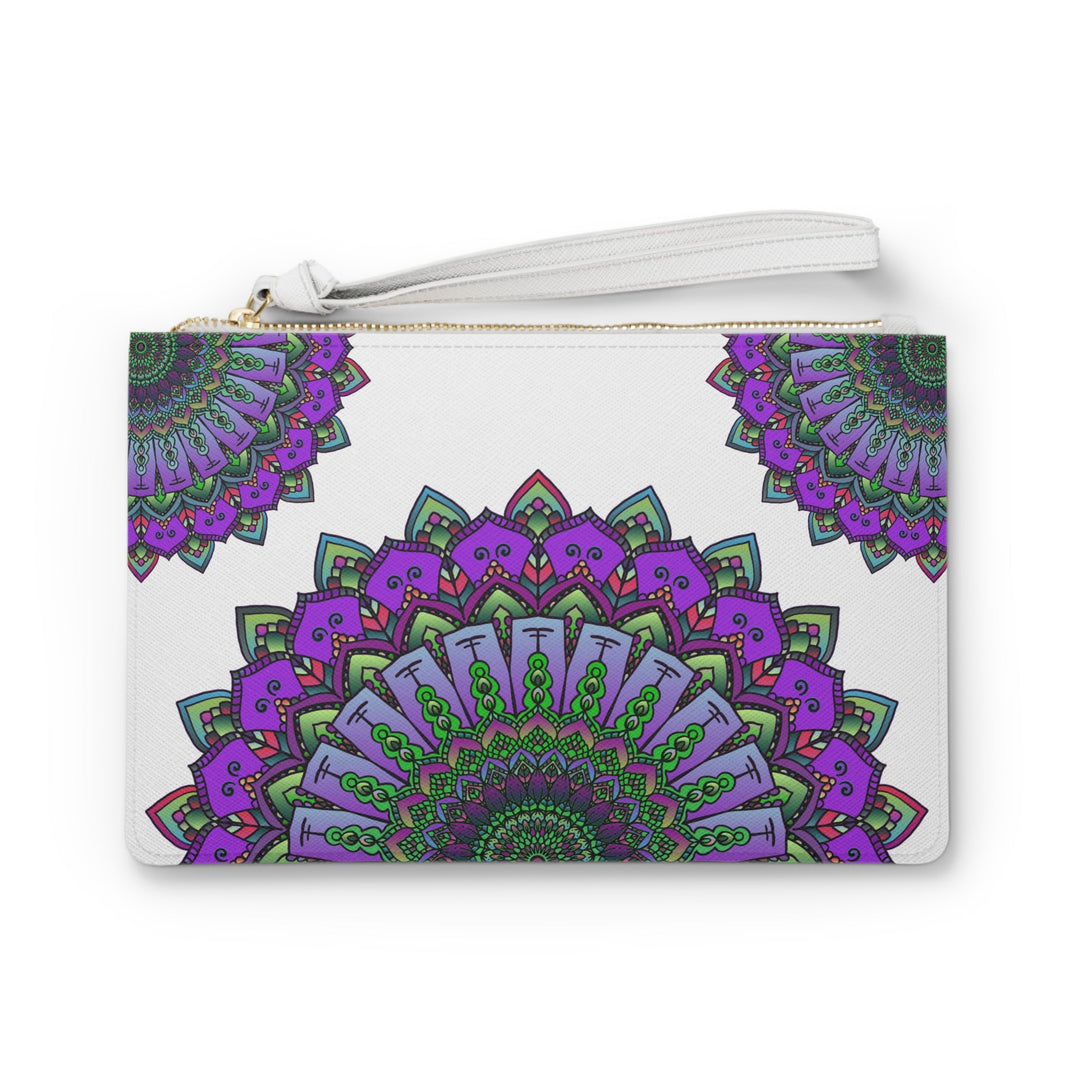 Mandala Clutch Bag: Purple, Green, Pink Bags - Blululi