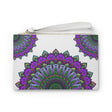 Mandala Clutch Bag: Purple, Green, Pink Bags - Blululi
