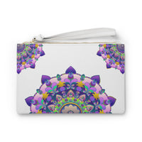 Mandala Clutch Bag: Purple & Pink Bags - Blululi