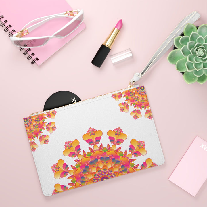 Mandala Clutch Bag: Vibrant Floral Art Bags - Blululi