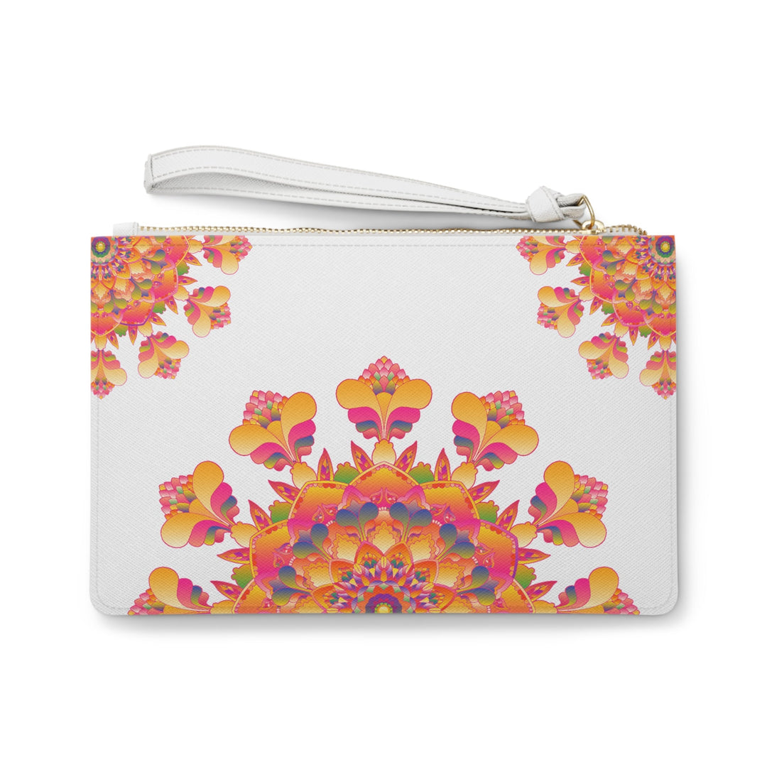 Mandala Clutch Bag: Vibrant Floral Art Bags - Blululi