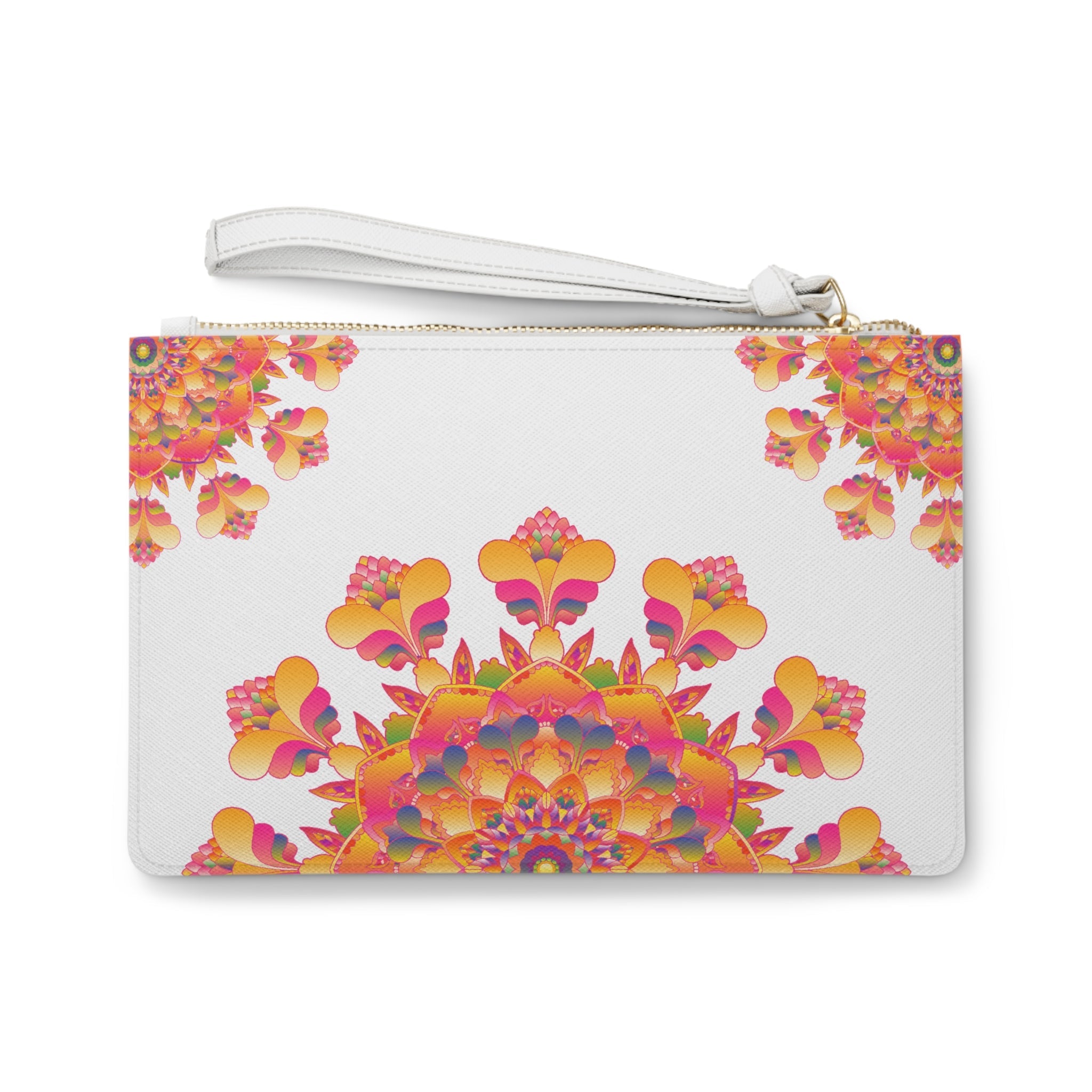 Mandala Clutch Bag: Vibrant Floral Art Bags - Blululi