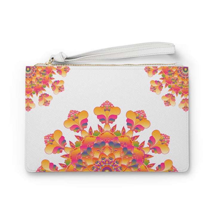 Mandala Clutch Bag: Vibrant Floral Art Bags - Blululi