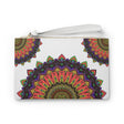 Mandala Clutch Bag: Vibrant Hand - Drawn Art Bags - Blululi