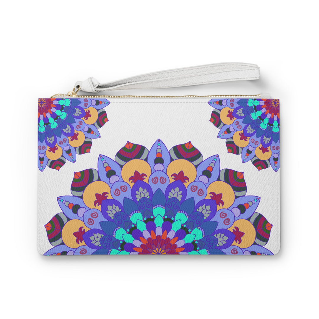 Mandala Clutch Bag: Vibrant Hand Drawn Art Bags - Blululi