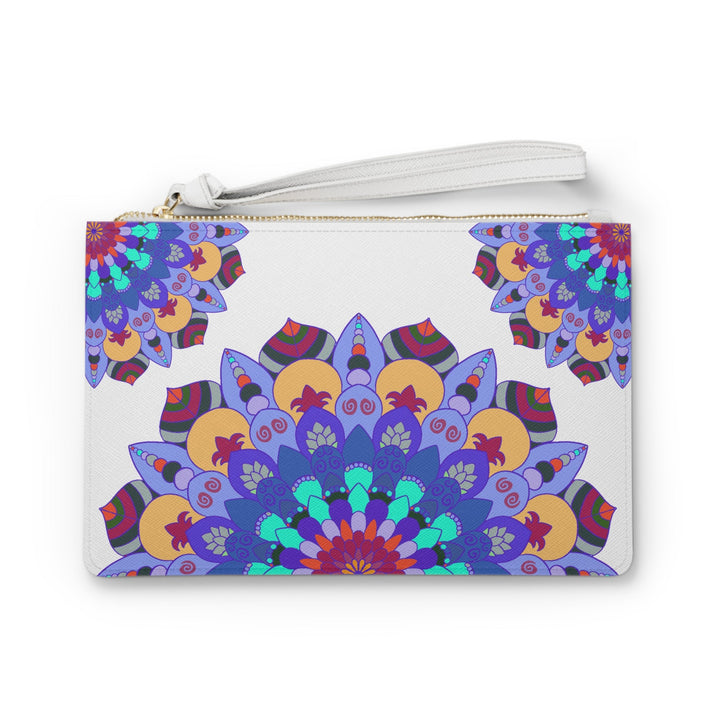 Mandala Clutch Bag: Vibrant Hand Drawn Art Bags - Blululi