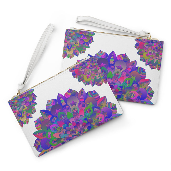 Mandala Clutch Bag: Whimsical Art Bags - Blululi