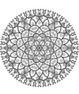 Mandala Coloring Pages 16 Hand Drawn Designs - Adult Coloring - 16 Pages digital download - Blululi