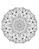 Mandala Coloring Pages 16 Hand Drawn Designs - Adult Coloring - 16 Pages digital download - Blululi