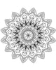 Mandala Coloring Pages 16 Hand Drawn Designs - Adult Coloring - 16 Pages digital download - Blululi
