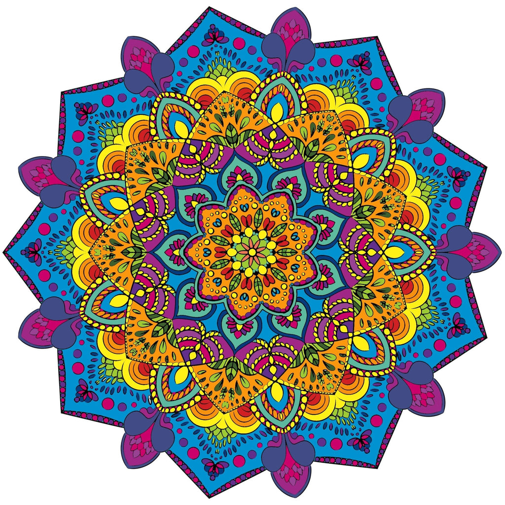 Mandala Coloring Pages 16 Hand Drawn Designs - Zentangle, Adult Coloring Pages, Antistress, Art Therapy" - 8.5x11 inches digital download - Blululi