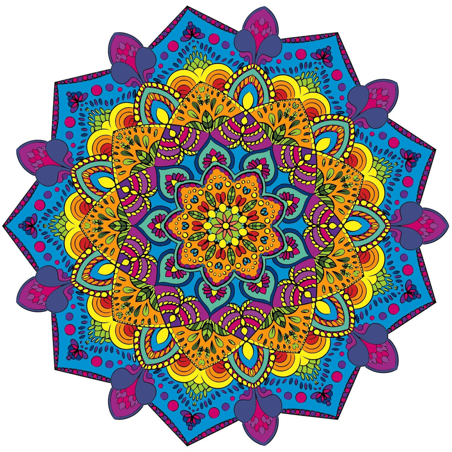 Mandala Coloring Pages 16 Hand Drawn Designs - Zentangle, Adult Coloring Pages, Antistress, Art Therapy" - 8.5x11 inches digital download - Blululi