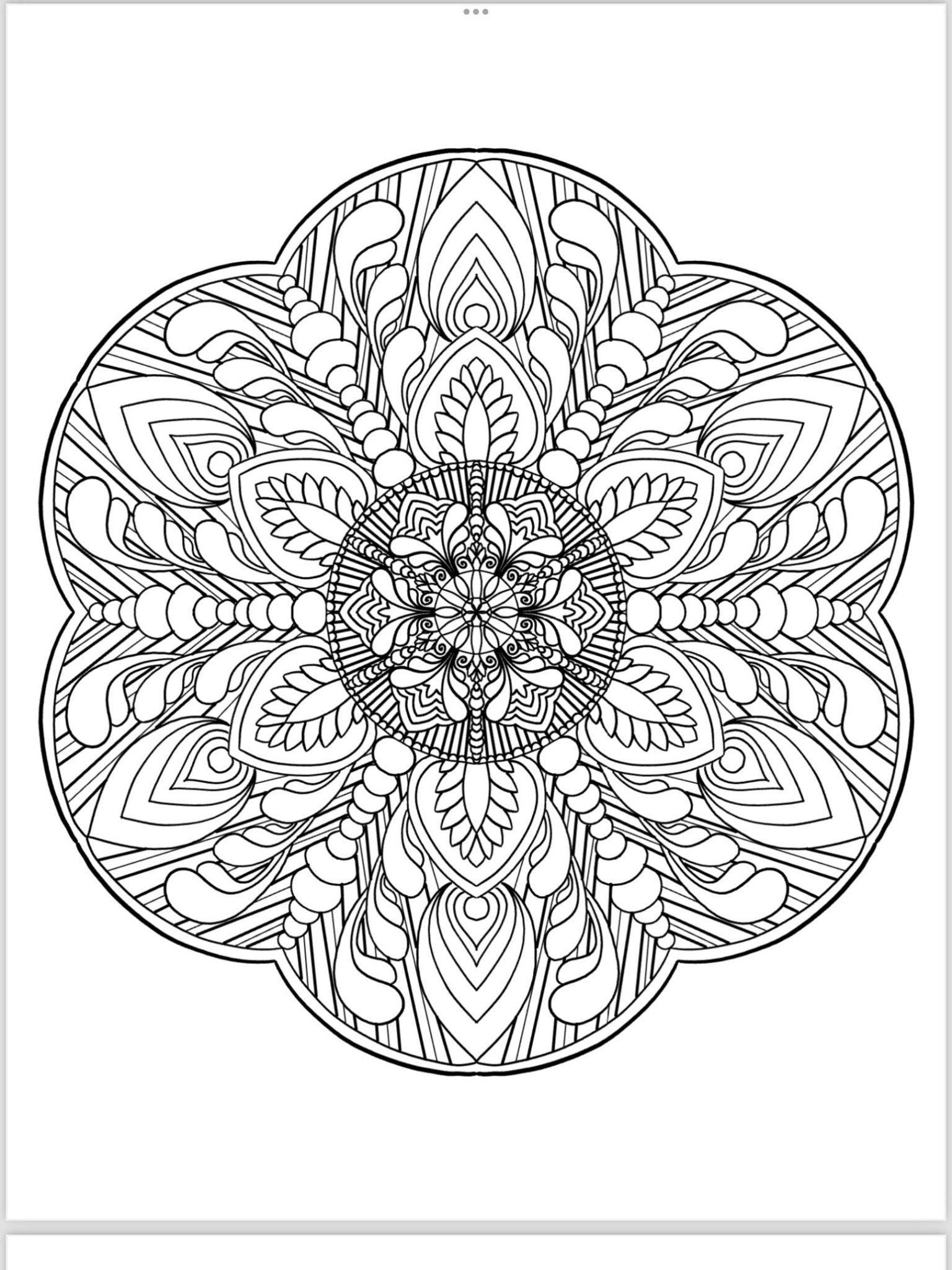 Mandala Coloring Pages - 16 Unique Hand - Drawn Designs digital download - Blululi