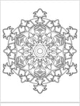 Mandala Coloring Pages - 16 Unique Hand - Drawn Designs digital download - Blululi