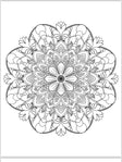Mandala Coloring Pages - 16 Unique Hand - Drawn Designs digital download - Blululi