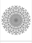 Mandala Coloring Pages - 16 Unique Hand - Drawn Designs digital download - Blululi