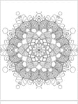 Mandala Coloring Pages - 16 Unique Hand - Drawn Designs digital download - Blululi