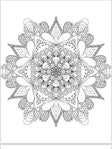 Mandala Coloring Pages - 16 Unique Hand - Drawn Designs digital download - Blululi