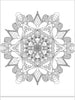 Mandala Coloring Pages - 16 Unique Hand - Drawn Designs digital download - Blululi