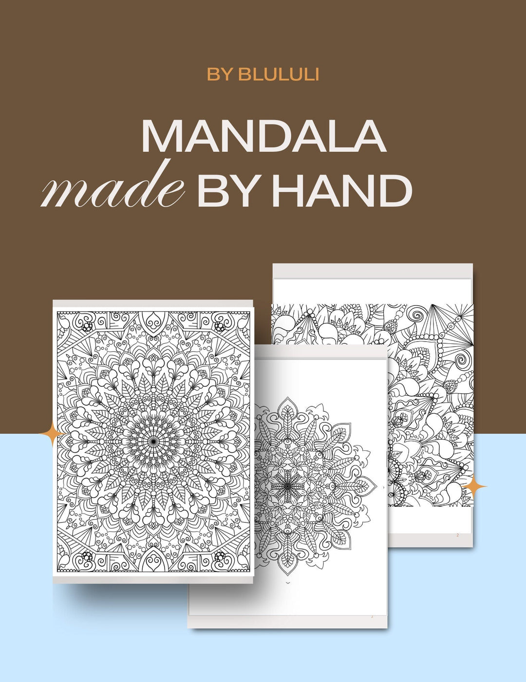 Mandala Coloring Pages volume 6 - 16 Hand Drawn Designs - Pattern Mandala, Adult Coloring Pages,Antistress,Art Therapy,stoner Coloring page digital download - Blululi