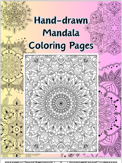 Mandala Coloring Pages Volume 6 - 8.5 x 11 inches digital download - Blululi