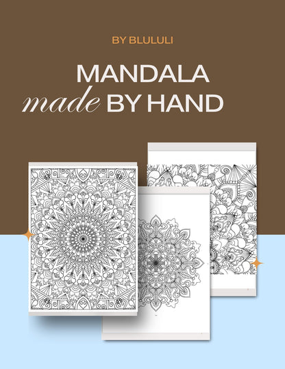 Mandala Coloring Pages Volume 6 - 8.5 x 11 inches digital download - Blululi