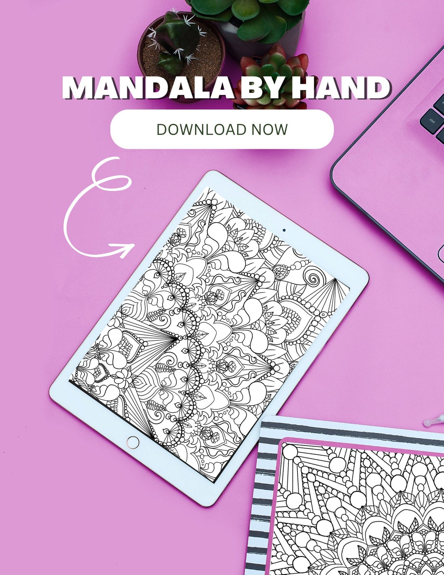 Mandala Coloring Pages Volume 6 - 8.5 x 11 inches digital download - Blululi