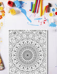 Mandala Coloring Pages Volume 6 - 8.5 x 11 inches digital download - Blululi