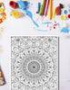 Mandala Coloring Pages Volume 6 - 8.5 x 11 inches digital download - Blululi