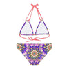 Mandala Dream Bikini Set - Colorful Boho Swimsuit All Over Prints - Blululi