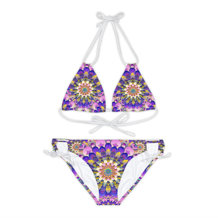 Mandala Dream Bikini Set - Colorful Boho Swimsuit All Over Prints - Blululi