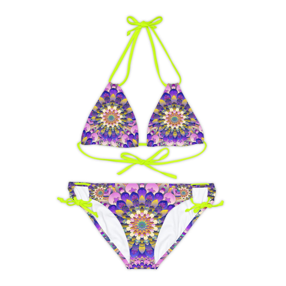 Mandala Dream Bikini Set - Colorful Boho Swimsuit All Over Prints - Blululi