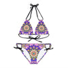 Mandala Dream Bikini Set - Colorful Boho Swimsuit All Over Prints - Blululi