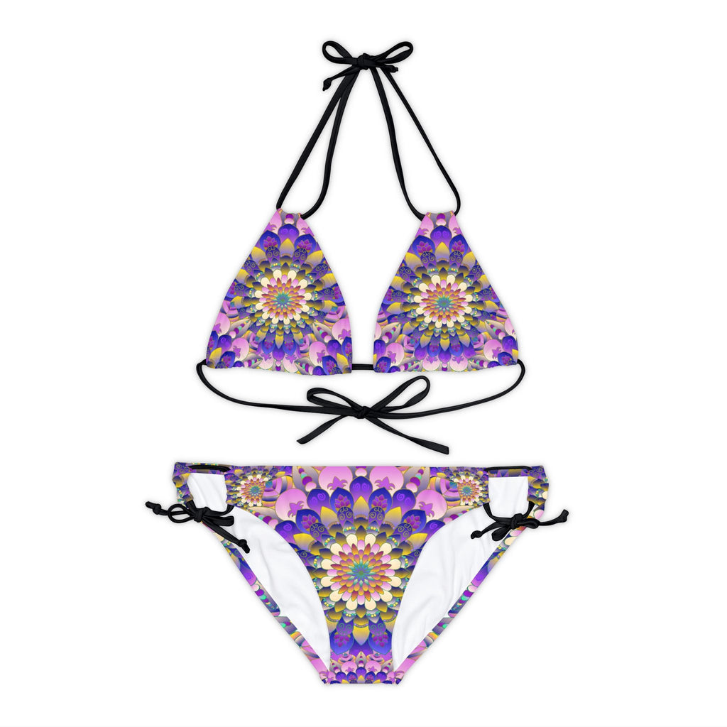 Mandala Dream Bikini Set - Colorful Boho Swimsuit All Over Prints - Blululi