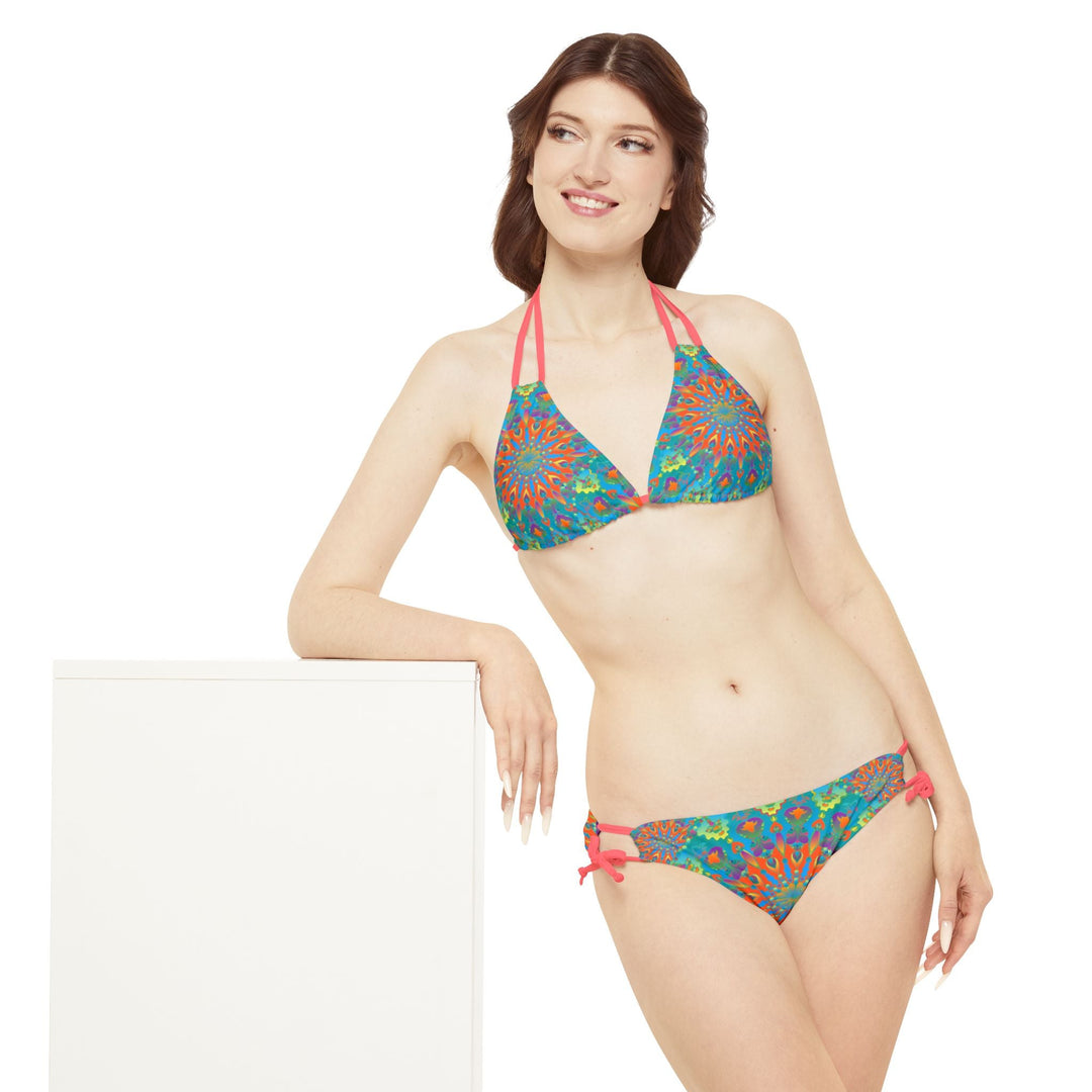 Mandala Dream Bikini Set - Colorful & Psychedelic All Over Prints - Blululi