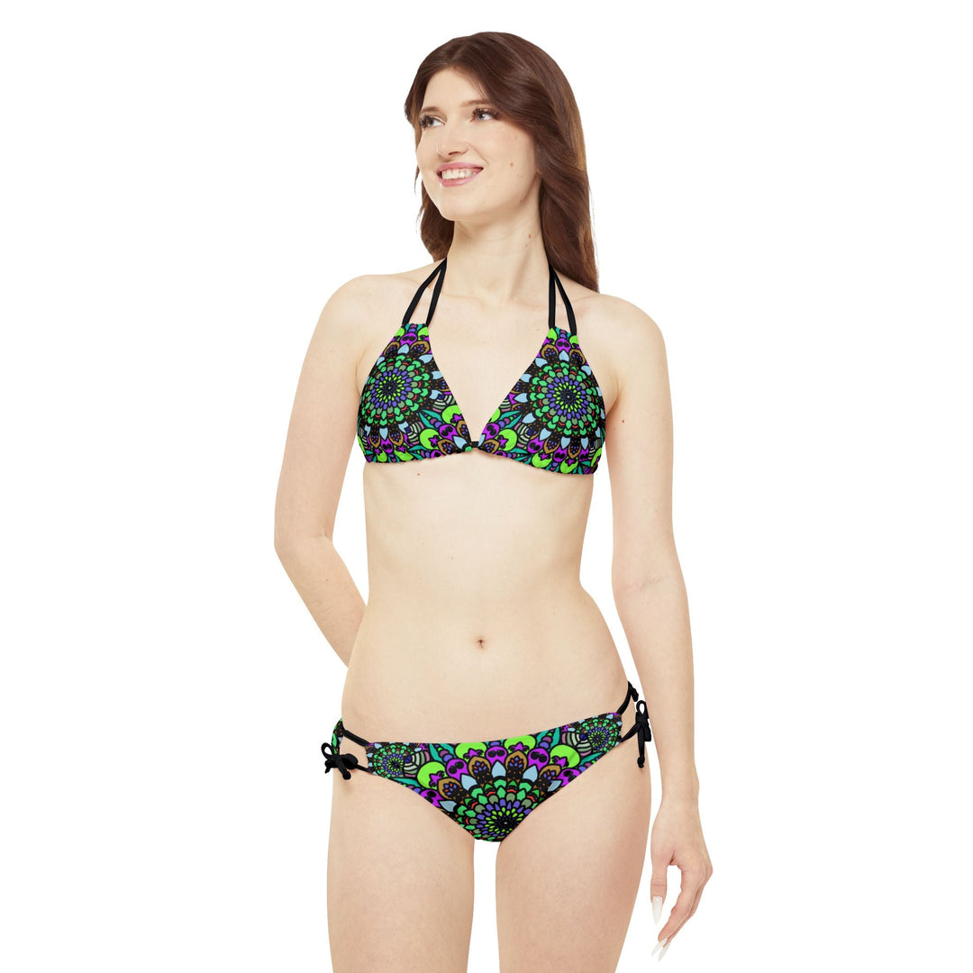 Mandala Dream Bikini Set - Psychedelic Beachwear All Over Prints - Blululi