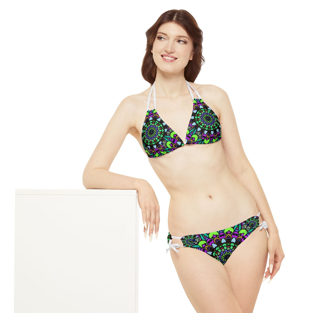 Mandala Dream Bikini Set - Psychedelic Beachwear All Over Prints - Blululi