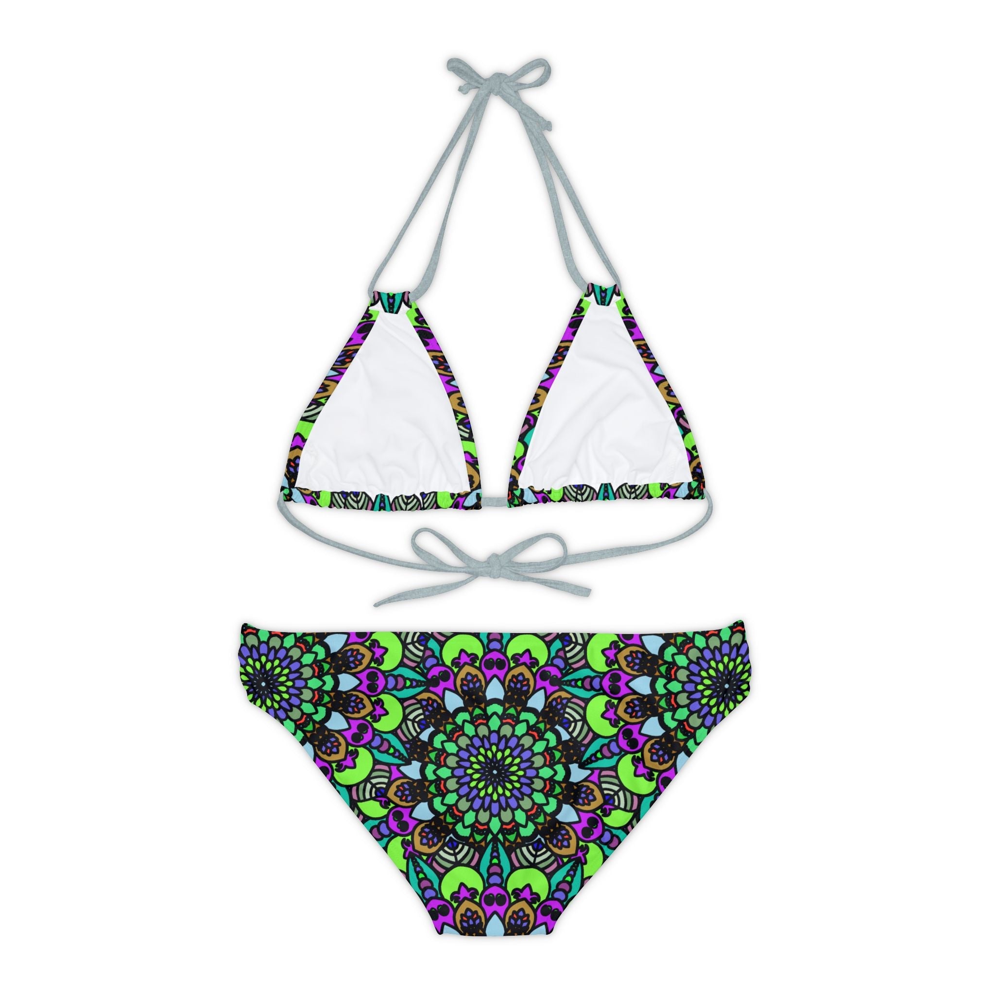 Mandala Dream Bikini Set - Psychedelic Beachwear All Over Prints - Blululi