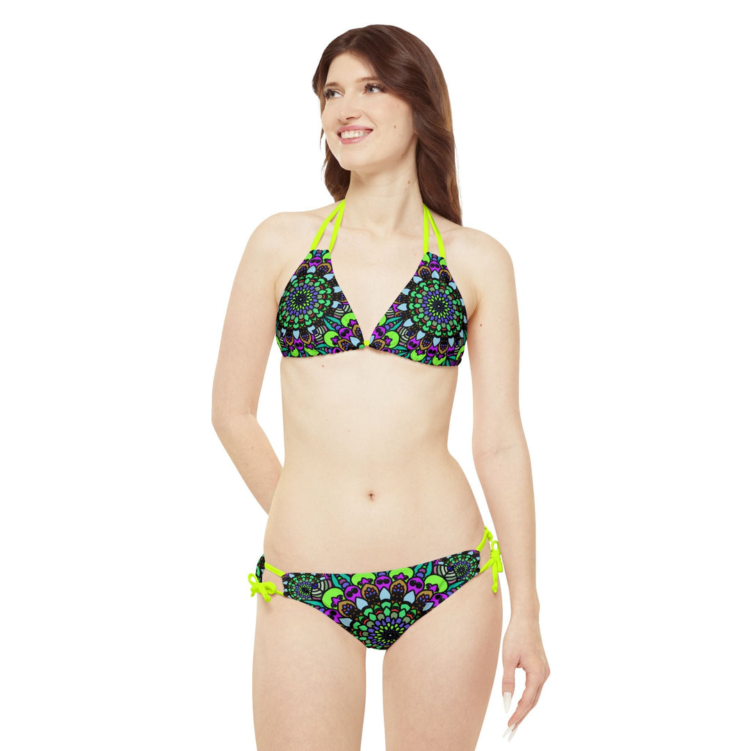 Mandala Dream Bikini Set - Psychedelic Beachwear All Over Prints - Blululi