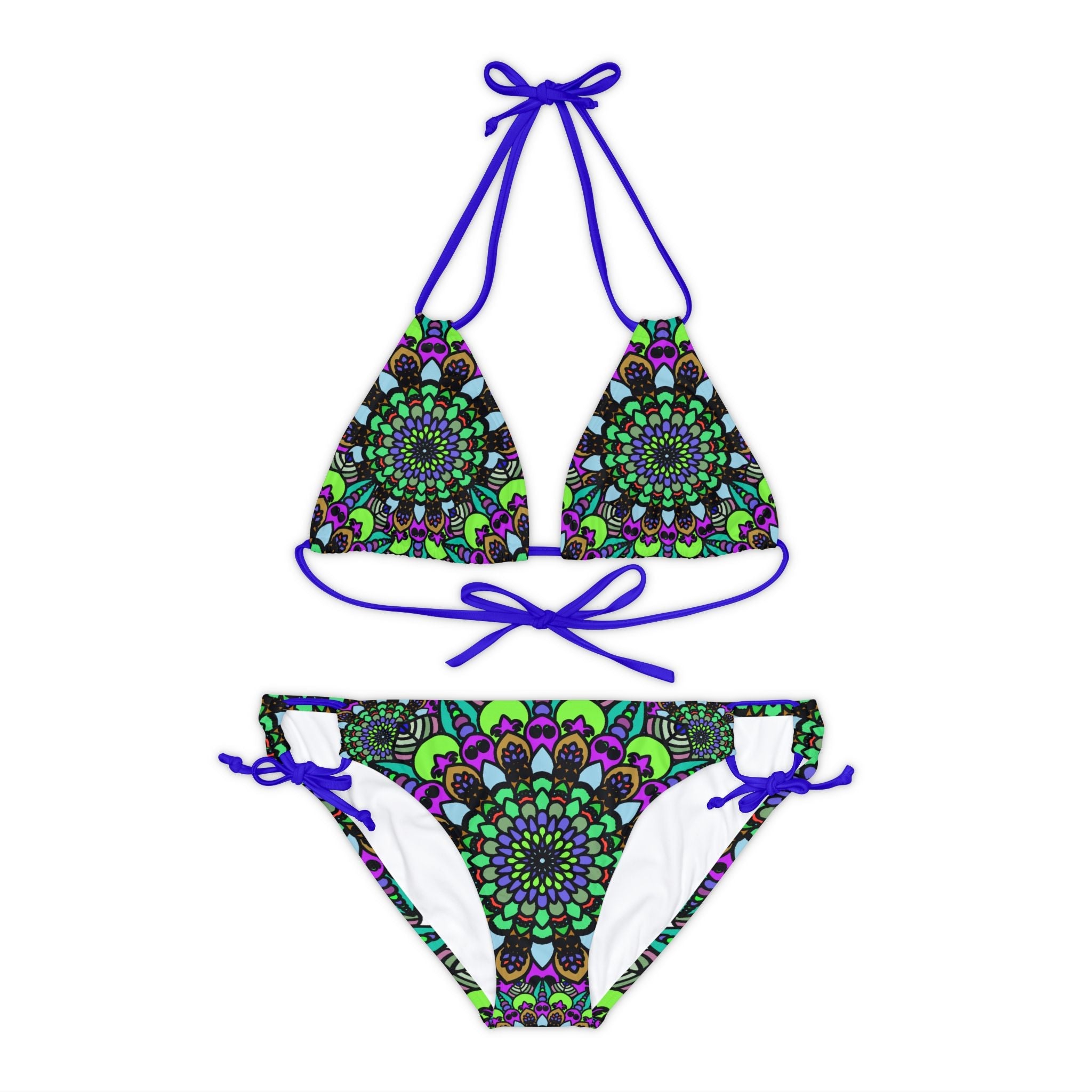 Mandala Dream Bikini Set - Psychedelic Beachwear All Over Prints - Blululi