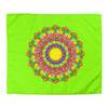 Mandala Duvet Cover for Kids' Bed - Hand - drawn Stars and Spirals - Vibrant Green - Fun and Colorful Spring Flower Design - Blululi