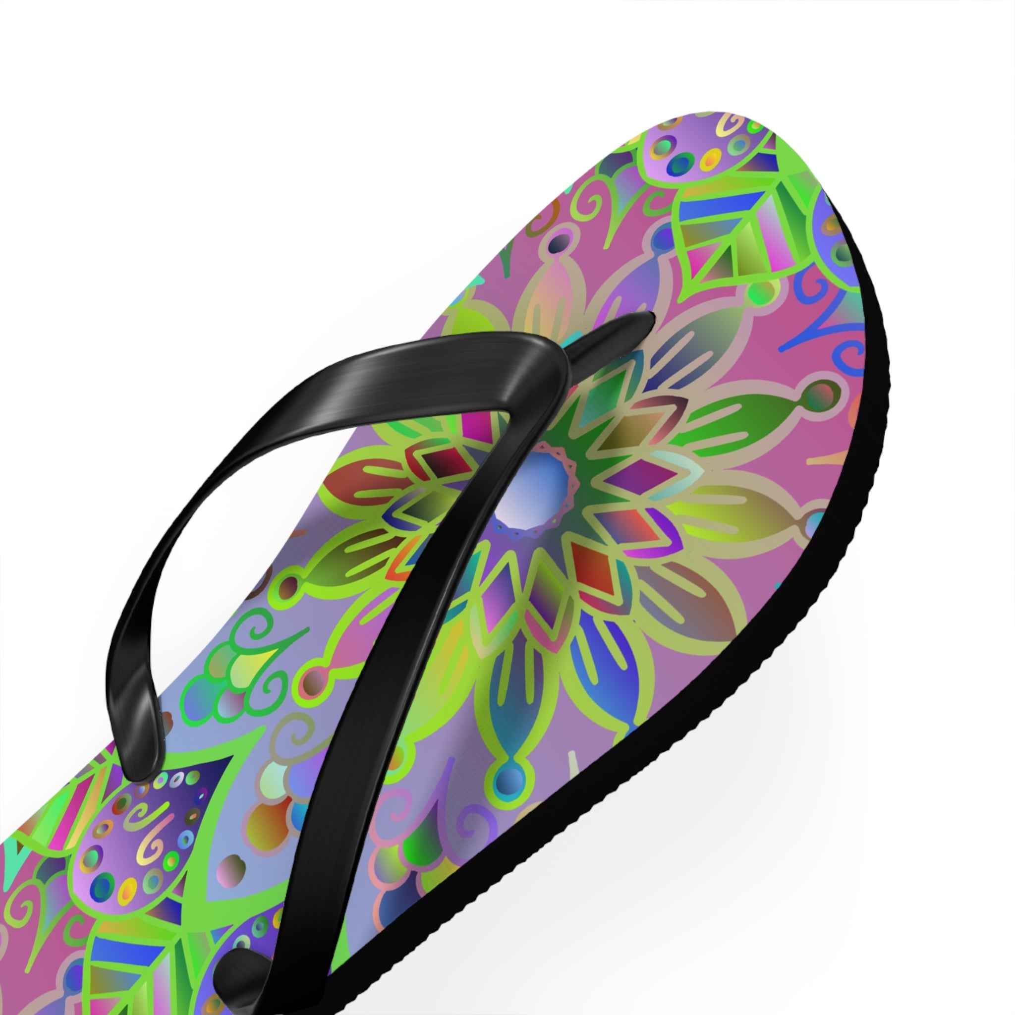 Mandala Flip Flops Shoes - Blululi