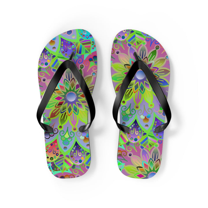 Mandala Flip Flops Shoes - Blululi