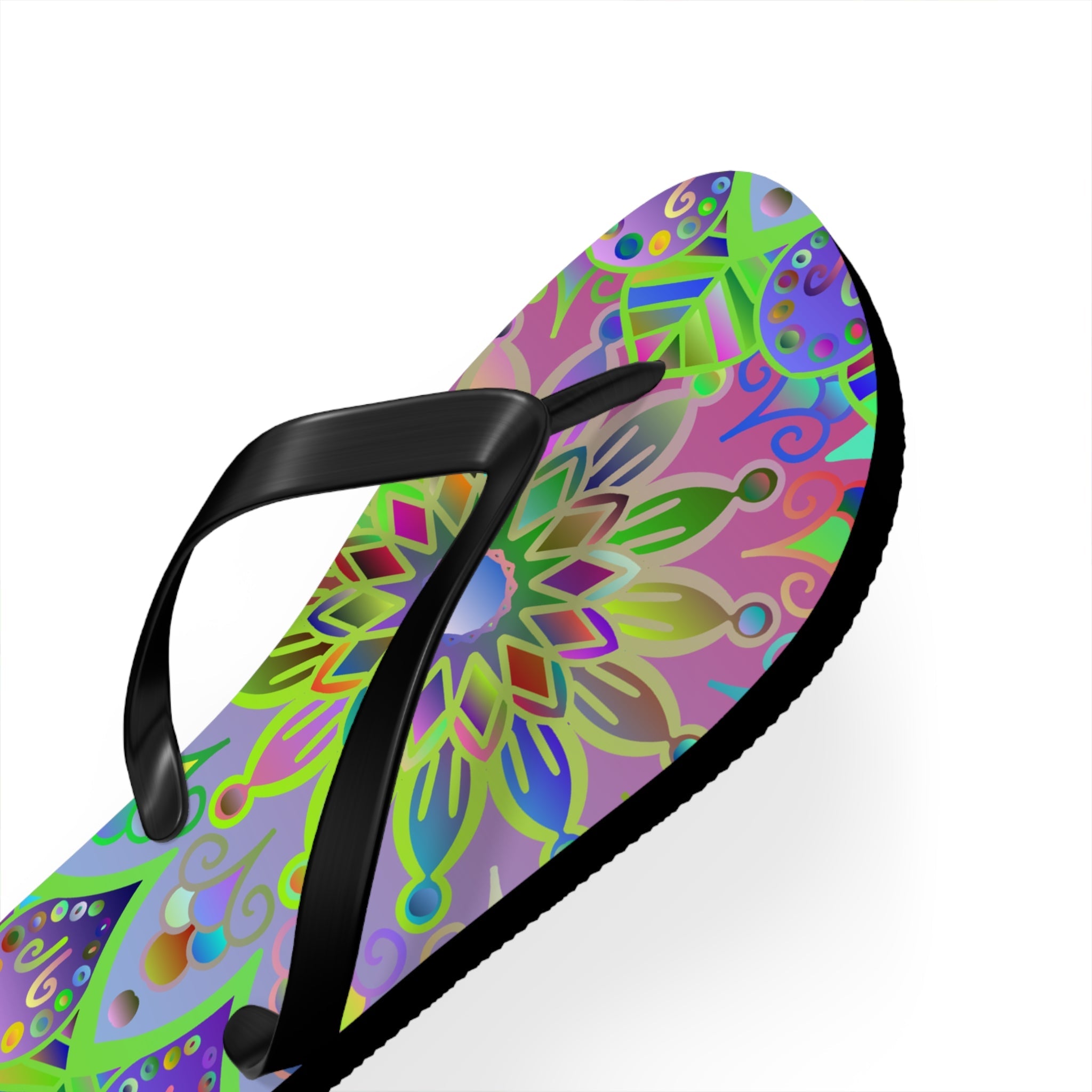 Mandala Flip Flops Shoes - Blululi