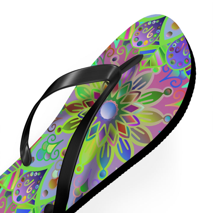 Mandala Flip Flops Shoes - Blululi