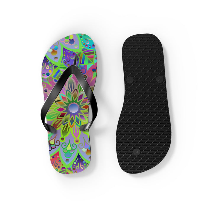 Mandala Flip Flops Shoes - Blululi