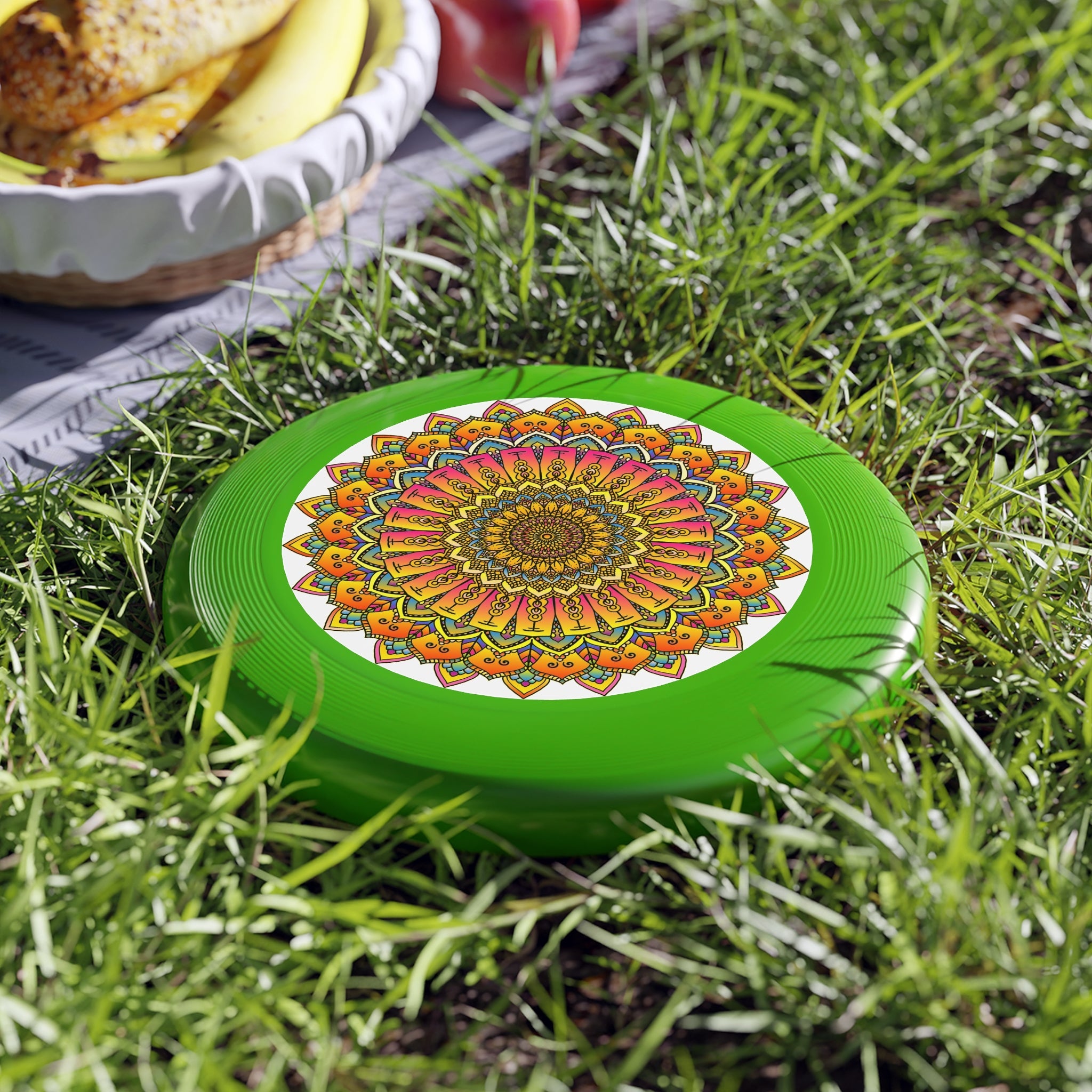 Mandala Frisbee: Colorful Disc Art Accessories - Blululi