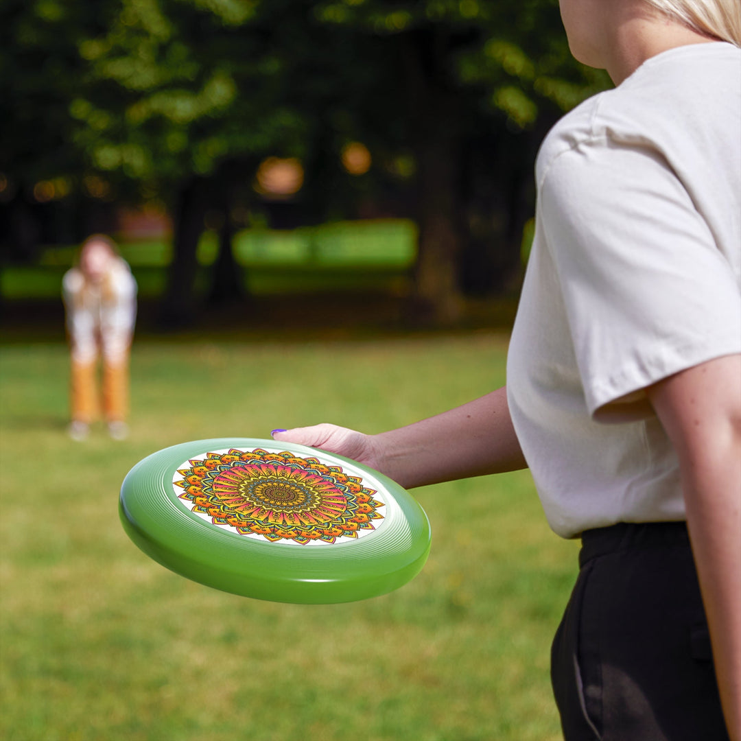 Mandala Frisbee: Colorful Disc Art Accessories - Blululi