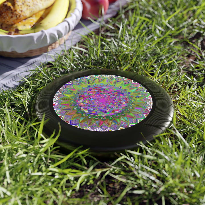 Mandala Frisbee: Colorful, Psychedelic Disc Accessories - Blululi